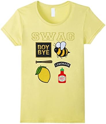 Womens Cool Swag Lemonade Hot Sauce Statement Funny T-shirt XL Lemon