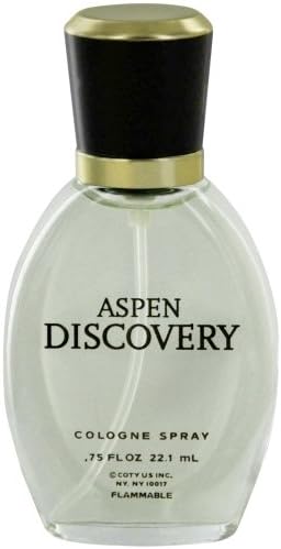 ASPEN DISCOVERY by Coty COLOGNE SPRAY .75 OZ (UNBOXED) for MEN ---(Package Of 5)