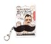 Kikkerland KRL31TC Mustache Keychain with Sound