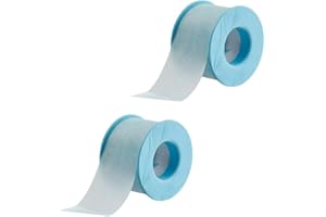 NanaCare Silicone Surgical Tape 1" x 5yd (2 Rolls) | Micropore, Medical Tape for Skin,Dressings,Face,Wound Care| First Aid Bandage Tape for Sensitive Skin