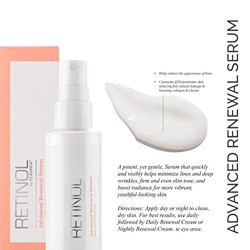 Retinol by Robanda Advanced Renewal Serum? Reduces Fine Lines and Tightens Skin With Retinol