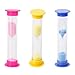 MagiDeal Mini Hourglass Sandglass 2 Minute Sand Clock Blue