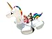 Party With Pride Giant Inflatable Unicorn with Cup Holders, Legs and Rainbow Colors / Customizable with Included Tattoos