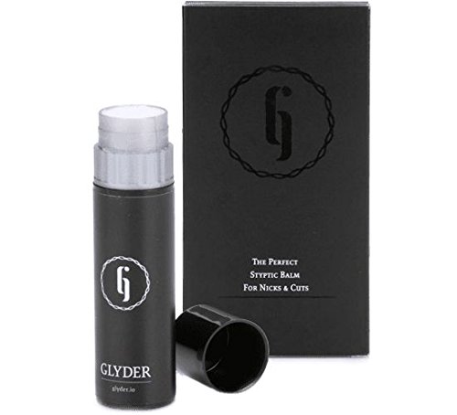 Glyder’s Styptic Balm: The Perfect Styptic Solution to help stop the bleeding from shaving while soothing your skin. Modernized Styptic Pencil, Styptic Powder, Nik Stick Roll-on (1 Pack)