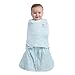 Halo 100% Cotton Sleepsack Swaddle Wearable Blanket, Turquoise Animal Friends, Small