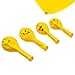 MESHA Latex Balloons 74PCS Emoji Smiley Face Balloons 10 Inch Yellow Party Balloons