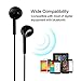 LBell Wireless Headphones V4.1 Wireless Stereo earbuds Built-in Noise Cancellation Stereo Bluetooth Headphones with Mic for iPhone and Android Phones (Black)
