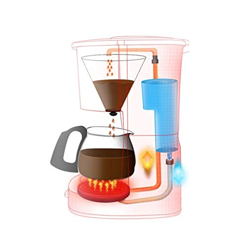 HAYN Filterkaffeemaschine Mini Kaffeemaschinen, Haushaltsklein Großvolumige amerikanischen Drip Topf, Drip Filter… – Bild 4