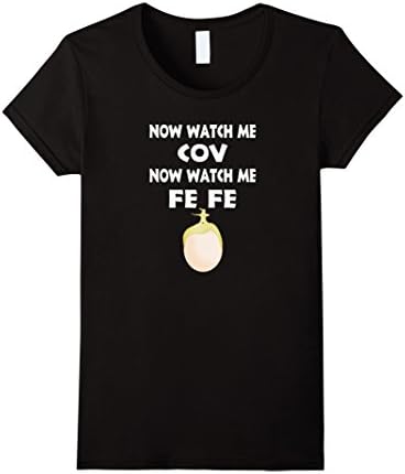 Womens "Watch me COV now watch me FE FE" funny Covfefe Dance tshirt XL Black