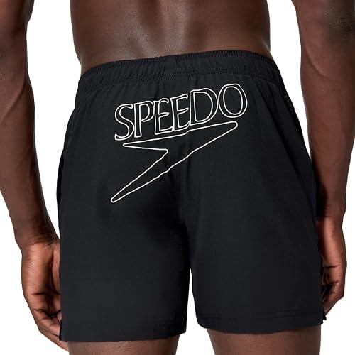 Classic Logo Volley 16" Short de Bain pour Homme, Noir, M