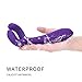 G-Spot Rabbit 3 Motors Dildo Vibrator Adult Toys - Adorime Silicone Waterproof Clitoris Vagina Penis Stimulator Massager Sex Things for Men, Women & Couples (Purple)