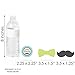 Big Dot of Happiness Dashing Little Man Mustache Party - DIY Shaped Baby Shower or Birthday Cut-Outs 24 Count