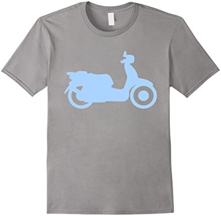 Men's Scooter Moped T-shirt Men Women Kids Boys Girls Child Youth  2XL Slate