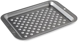 Nordic Ware Naturals Compact Crisping Tray - Natural Uncoated Aluminum, Toaster Oven and Broiler Safe