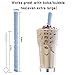 Vantic Collapsible Boba Silicone Straws - Portable Smoothie Straws Reusable, Final Drinking Straw Set with Cleaning Brush & Case, for Bubble Tea, Milkshakes, Jumbo Drinks(pink blue)