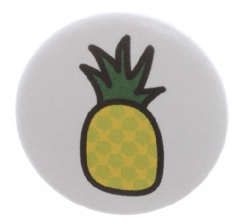 A&T Designs Unisex - Pineapple Cartoon 1.25" Pinback Button Pin