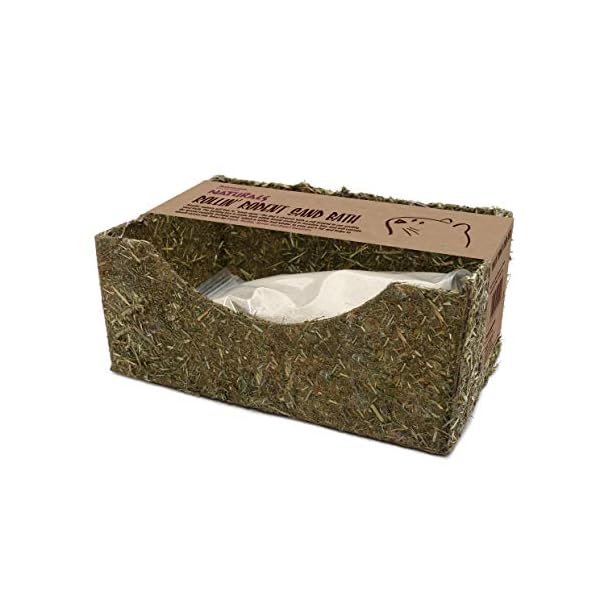 Rosewood Naturals Rollin' Rodent Sand Bath For Gerbils, Hamsters And Degus, 350 g (Pack of 1)