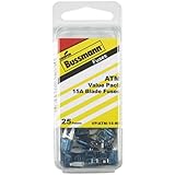 Bussmann (VP/ATM-15-RP) Blue 15 Amp Fast Acting ATM Mini Fuse, (Pack of 25)