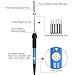23-in-1 Soldering Iron Kit SIKIWIND 60W Adjustable Temperature Soldering Iron, 5pcs Soldering Iron Tips, Soldering Iron Stand, Solder Sucker, 2pcs Tin Wire Tube, Tweezers and Other Welding Tools