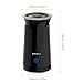 SimpleTaste Automatic Milk Frother, 4.2 x 4.2 x 7.7 inches, Black