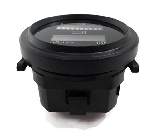 image for 12V 24V 36V 48V 72V VDC Volt BATTERY INDICATOR GAUGE / HOUR METER for 