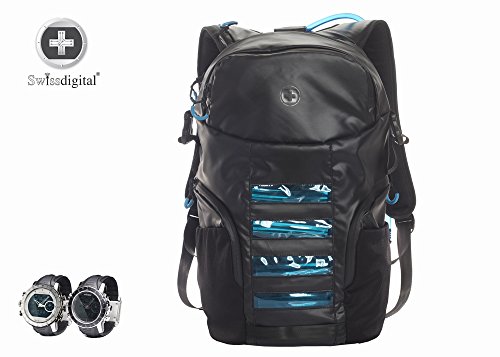 SwissDigital Neon Backpack - Hiking, Camping, Survival, Theme Parks, Adventure