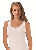 NBB Women's Sexy Basic 100% Cotton Tank Top Camisole Lingerie with Stretch
