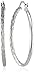 Amazon Essentials Sterling Silver 2.5x40 Starburst Diamond-Cut Click Top Hoop Earrings (previously Amazon Collection)