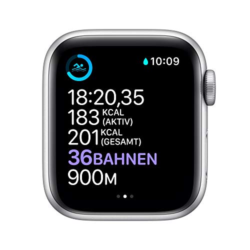 ایگرد | قیمت و خرید Apple Watch Series 6 (GPS, 44 mm) Aluminiumgehäuse  Silber, Sportarmband Weiß