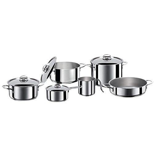 Bialetti 0C7SET10 Suprema Pot/Pans Set, 9.45", Silver