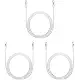 RND Type-C (USB-C 3.1) 3.3ft Cable (Charge 3A/Data Sync 10Gbps) compatible: Apple MacBook, Google Pixel, LG, Moto, OnePlus, Samsung Galaxy (S9, S8, Note) and all Type C devices (white)