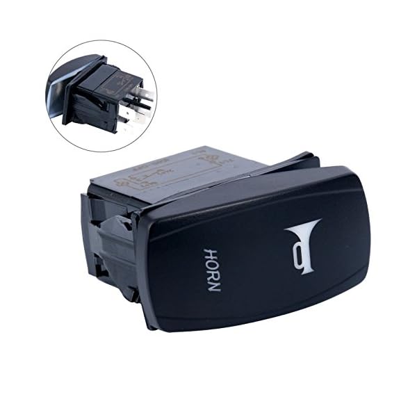 Amarine-made-Laser-Red-Momentary-Rocker-Switch-HORN-20a-12v-Onoff-LED-Light-JH-A11L23BR Amarine-made-Laser-Red-Momentary-Rocker-Switch-HORN-20a-12v-Onoff-LED-Light-JH-A11L23BR