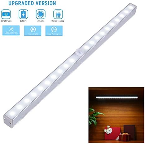 Automatic Universal 3 Switching Home Lighting Sensor Wireless Bright Light 10+10 LEDs Widely use for Storage Box, Wardrobe, Interior Decoration, Doorway, Display Bookshelf, Garage, Kitchen Etc. LDS07