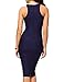 Arenbel Women's Bodycon Zipper Cocktail Work Formal Pencil Dress