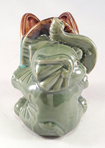 Lucky Bamboo elephant leaf - Ceramic Vase Quality unique from Jmbamboo