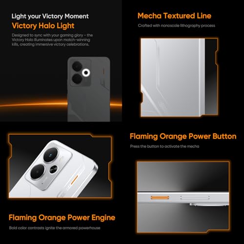 realme 14 5G Smartphone 8GB RAM + 256GB ROM, Snapdragon 6 Gen 4 e 120Hz AMOLED Schermo, Cellurale 6000mAh Batteria e Ricarica Rapida da 45W, IP69 Resistenza, GT Boost, AI OIS 50MP Fotocamera, Titanio