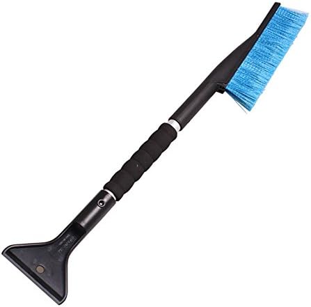 Tofern 64cm Long Handle Removable Ice Scraper Snow Brush Foam Padded Handy Car Windscreen Vans SUV Cleaning Tool