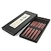 AusKit Hardwood Chopsticks,8.8 Inches Lightweight Chopstick Set Reusable Classic Style,Wooden Chopsticks for Kitchen Dinner