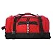 Olympia U.S.A. 30 Inch Drop Bottom Rolling Duffel, Red
