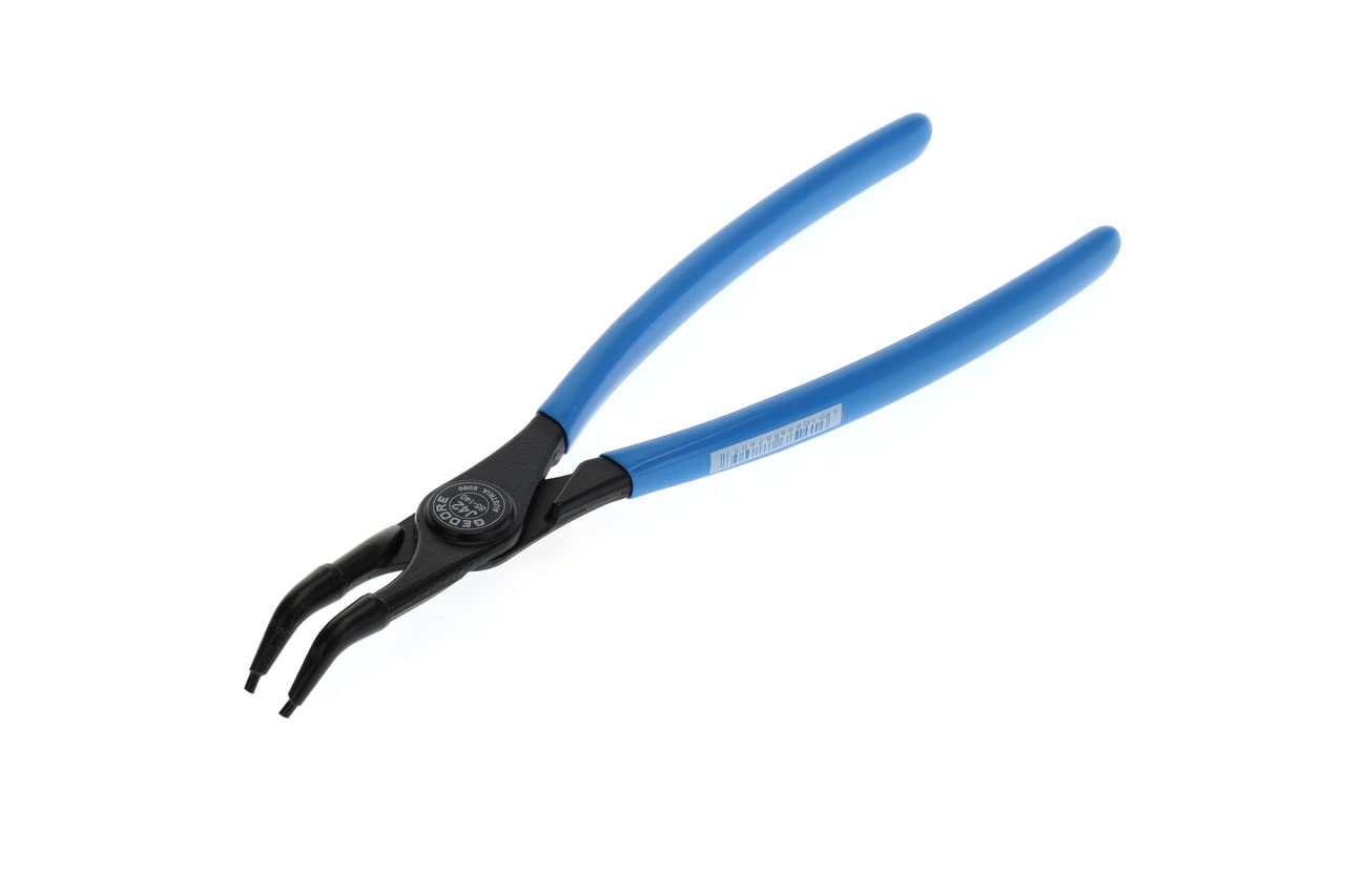 GEDORE Circlip pliers for inner circlips, 45° angled, Shaft dia. 85-140 mm, Tip dia. 3.2 mm, Steel, 8000 J 42