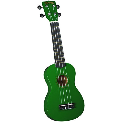 Hamano U-30GN Colorful Soprano Ukulele - Green