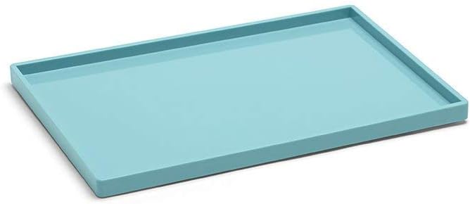 Poppin Slim Desk Tray Medium Aqua
