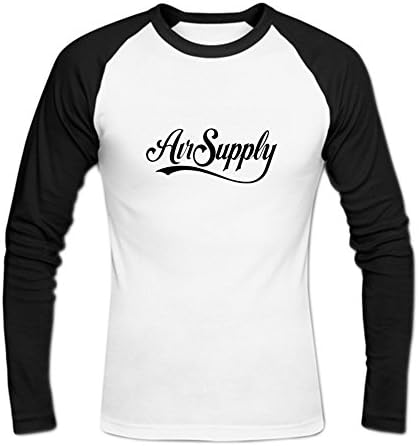 Men's Air Supply Baseball Cotton T Shirt M White