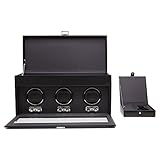 WOLF Heritage Triple Watch Winder with Storage