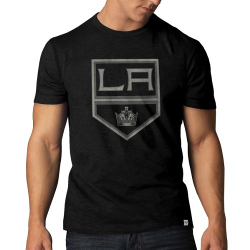 NHL Los Angeles Kings Men's '47 Basic Scrum Tee, Jet Black, XX-Large