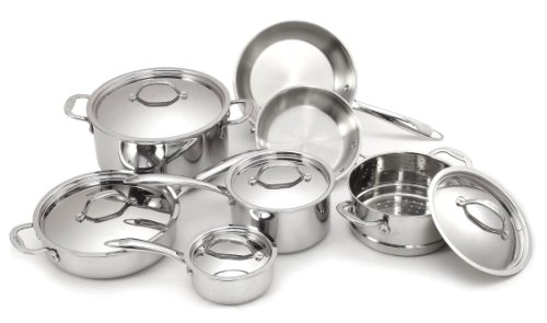 Click Here to See More Images Cuisinox POT-412 12-Piece Super-Elite Cookware Set
