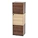 IRIS USA CQB-35D Cube Shelf, Dark Brown