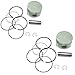 (2) EZGO 295Cc Standard Size Piston Ring Set (91+) 4-Cycle Robins Golf Cart