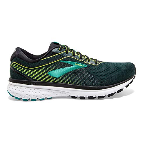 Brooks Ghost 12 Running Shoe Black/Lime/Blue Grass 11.5 D (M) - Thumbnail 2