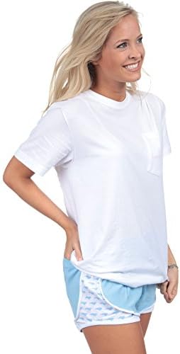 North Carolina Jersey Shorties in Light Blue by Lauren James
